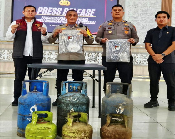 Kapolres Rokan Hilir﻿ Ungkap Kasus Penyalahgunaan LPG Bersubsidi