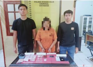 Satres Narkoba Polres Rikan Hilir Ungkap Peredaran Sabu 9,5 Kg di Bangko Pusakoi