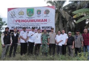Forkopimda Rokan Hilir Tinjau Perkebunan PT.Torganda Yang Bersengketa